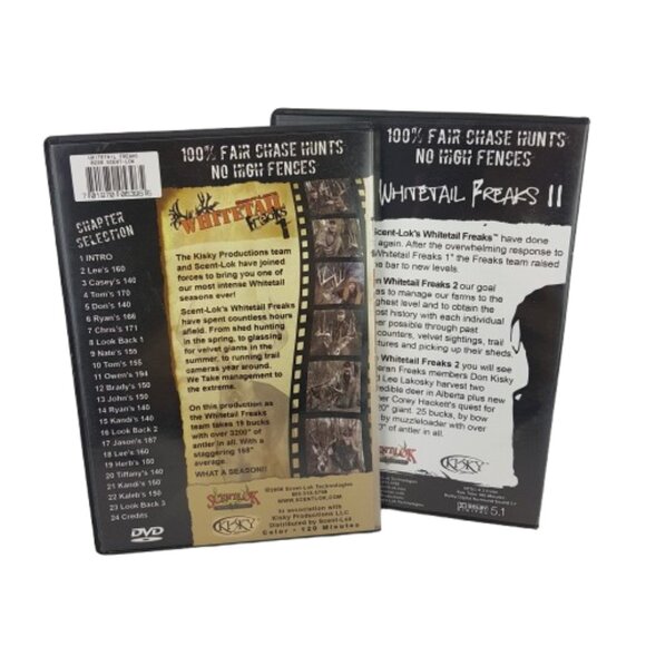 Lot of 3 Realtree & Scent-Lok's Whitetail Freaks Volumes 1, 2, 5 Hunting DVDs - Picture 4 of 8